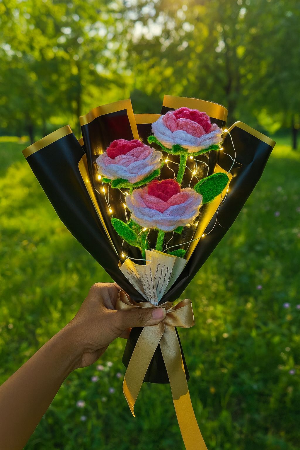 Tri colour Rose Bouquet